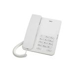 Karel Masa Üstü Kablolu Ahizeli Telefon Beyaz (Ekransız)