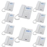 Karel TM145 Beyaz 10'lu Ekranlı Masaüstü Kablolu Telefon