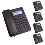 Karel TM145 Siyah 5'li Ekranlı Masaüstü Kablolu Telefon