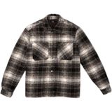 Kareli Kahverengi Ceket Oversize/Geniş Kesim 0110745-91228