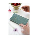 Kareli Keten Cep Ajandası, 9X18 Cm, Süresiz Haftalık Planlayıcı - Çok Renkli - Standart - Otomatik
