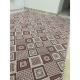 Kareli Model Halı Örtüsü Çift Yönlü Dokuma Savan Kilim - 200 x 300 cm - Bordo