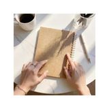 Kareli Spiralli Not Defteri - A4 Boyut, 120 Yaprak, 90Gr Ivory Kağıt