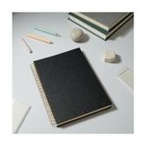 Kareli Spiralli Not Defteri, A4 Boyut (21X29,7 Cm), 120 Yaprak (240 Sayfa), 90GR. Ivory Kağıt, Ofis Için Ideal (Siyah) - Standart
