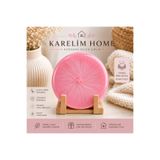 karelim home 4’lü Pembe Sedefli Bardak Altlığı Epoksi