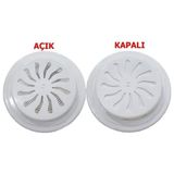 Karen Ayarlanabilir Kapaklı Doğalgaz Cam Menfezi Şeffaf Plastik 1 Adet Çift Yönlü Kolay Montaj