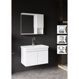 Karen Banyo Deniz 80 cm Beyaz Lavabolu Banyo Dolabı Seti Klasik - Modern Tasarım Suntalam Malzeme