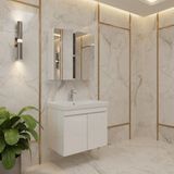 Karen Banyo Pearl Aynalı 60 cm Banyo Dolabı