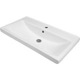 Karen Seramik Sky 80 Cm, Dolap Uyumlu Seramik Lavabo Taşı Beyaz
