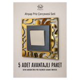 Karenza Home Dekoratif Gold Aynalı Pleksi Priz Çerçevesi Süsü - 13x13 CM - Yapışkanlı Montaj - GOLD RENK