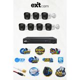 Karer EXİTCAM 7 Kameralı 2 MP 1080P Full HD AHD Güvenlik Kamera Seti - Gece Renkli 320GB HDD 8 Kanal DVR - Beyaz