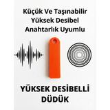 Karerca 2 Adet Acil Durum Deprem Düdüğü Kompakt Yüksek Desibelli - Turuncu