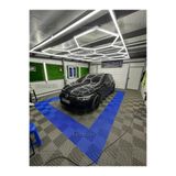 KareZemin Gri Plastik Yer Karosu 40x40 cm 15 mm | Oto Yıkama ve Detailing Zemin Karosu (20 Adet)