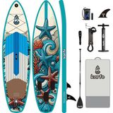 Karfe 10'6 (320CM) Sup Şişme Kürek Sörfü - Stand Up Paddle Board (Serene Tides)