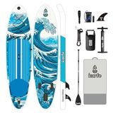 karfe 11'6x32"x6" (350cm) SUP Şişme Kürek Sörfü - Stand Up Paddle Board - Tüm Yardımcı Ekipmanlar Pakete Dahildir (Wave Harmony)
