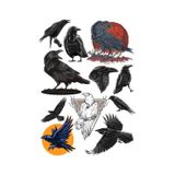 Karga Sticker Set-1 11 Parça Telefon, Tablet, Defter, Laptop Sticker