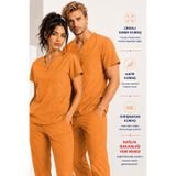 KARGA ÜNİFORMA Likralı Scrubs Medikal Üniforma, Hemşire Doktor Hastane Forması, Erkek ve Kadın, Sağlık Personeli Üniformaları, Lacivert, Mor, Bej, Gri, Bordo, Kahve, Turuncu, Mavi, Mint, Çağla Yeşili, Yeşil, Haki