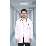 KARGA ÜNİFORMA Uzun Kol Beyaz Erkek Hemşire Önlüğü Doktor Önlüğü Öğretmen Önlüğü Eczacı Laborant Önlüğü