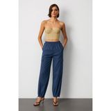 Kargo Cep Paraşüt Pantolon - Yeşil - M
