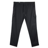 Kargo Cepli 100 Kilo-180 Kilo Arası Için Uygun Erkek Büyük Beden Gabardin Pantolon (Siyah, 5XL)