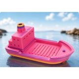 Kargo Gemisi Sabunluk ve Banyo Oyuncağı – Pembe | Çift Drenajlı | Yüzen | Bpa Içermez Petg | Kompakt - Fuşya - Mor - Sarı