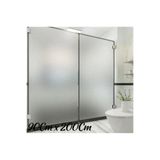 kargo poşetim 90 Cm x 2 Metre Gümüş Frosted Cam Kumlama, Ofis, Duşakabin ve Balkon Camı Buzlu Kaplama Folyosu