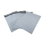 Kargo Toptancısı Gri Cepli Kargo Poşeti 100 Adet 35x45+5 cm Dayanıklı Yapışkanlı