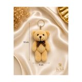KARHEDİYE Peluş Ayıcık Anahtarlık – Sevimli Teddy Bear Çanta ve Sırt Çantası Aksesuarı – Hediye
