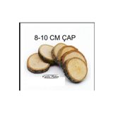 KARİDES MARKET 5 Adet 5 -7 Cm Çap Moss Bitki Uygulamaları Için Doğal Dekoratif Ağaç Kütük Dilimi