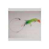 Karides Sahte Silikon Shrimp Balık Yemi Silikon Karides 7,62 cm 6,5 gr Yeşil Kafa