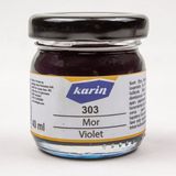 Karin 303 40 ml Mor Ebru Boyası