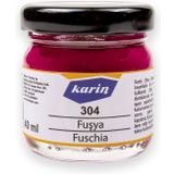 Karin 304 Fuşya 40 ml Ebru Boyası