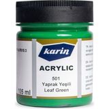 Karin 501 Yaprak Yeşili 105 ml Akrilik Boya