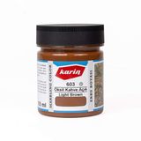 Karin 603 Oksit Kahve Açık 105 ml Ebru Boyası
