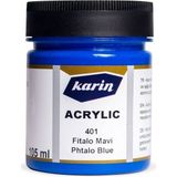 Karin Akrilik Boya : 105 ml : 401 Fıtalo Mavi