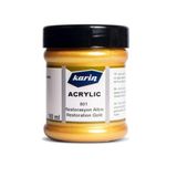 Karin Akrilik Boya Restorasyon Altın Yaldız Varak Efekt 190 ml