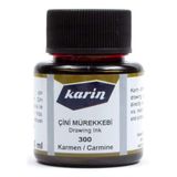 Karin Çini Mürekkebi 45ml 300 Karmen kırmızı