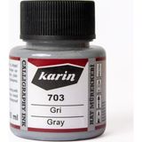 Karin Hat Mürekkebi 45 ml Gri