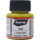 Karin Hat Mürekkebi 45 ml Zırnık Sarısı