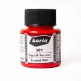 Karin Hat Mürekkebi 45ml N:301 Bayrak Kırmızı