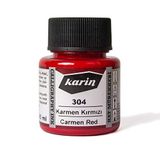Karin Hat Mürekkebi 45ml N:304 Karmen Kırmızı