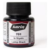 Karin Hat Mürekkebi 45ml N:701 İs Siyahı