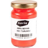 Karin Karin Geleneksel Ebru Boyası 105 Ml - Turuncu