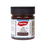 Karin S:306 Bordo 105 ml Ebru Boyası