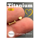 Karınca Piercing %100 Titanyum Piercing Küçük Kalp Forward Helix Kulak Labret Flat Conch Burun Tragus Piercing Küpe
