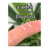 Karınca Piercing 2 adet Bioplast Piercing Alerji Yapmaz Şeffaf Küpe (Karınca Tattoo)