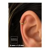 Karınca Piercing 8 Mm Helix Piercing Altın Rengi Tragus Dudak Forward Septum Smiley Burun Kulak Halka BCR Piercing