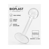 Karınca Piercing Bioplast Piercing Şeffaf Kulak Forward Helix Conch Flat Tragus Dudak Labret Alerji Yapmaz