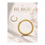 Karınca Piercing Burgu Kulak Tragus Dudak Smiley Conch Orbital Rook Snug Daith Kaş Helix Halka Altın Rengi Piercing