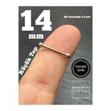 Karınca Piercing Düz Şerit Çubuk Conch Yanak Bridge Kulak Göğüs Ucu Nipple Piercing